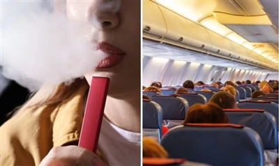 An féidir leat vapes indiúscartha a thógáil ar eitleán