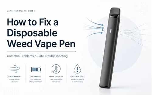 Conas peann vape fiailí indiúscartha a shocrú? Fadhbanna agus ceartúcháin cho...